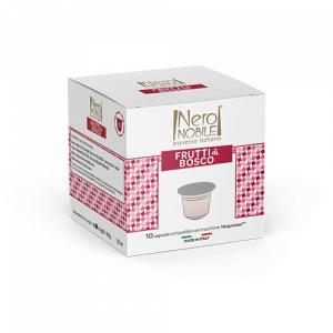 Red fruit tea capsule compatible nespresso system